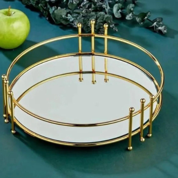 Luxury Mackeup Organizer Miror Tray For Cosmatics Jewelry and Makeup.
